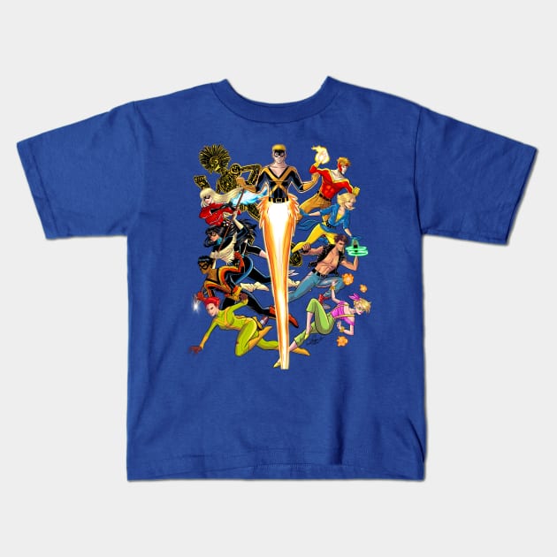 New Mutants 2.0 Kids T-Shirt by sergetowers80